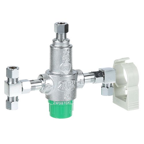 Zurn 38-ZW3870XLT-4P Thermostatic Mixing Valve 3/8"