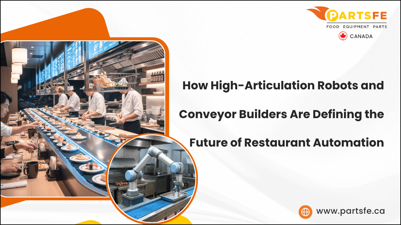 How High-Articulation Robots and Conveyor Builders Are Defining the Future of Restaurant Automation - PartsFe CA