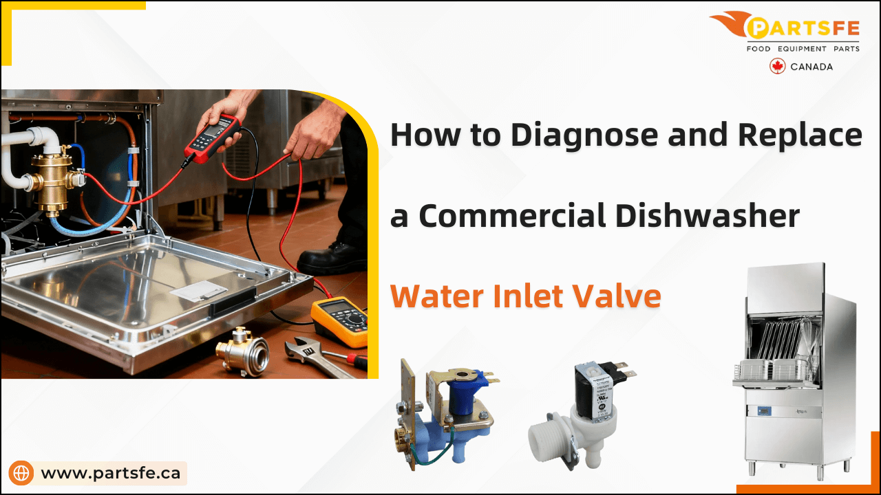 How to Diagnose and Replace a Commercial Dishwasher Water Inlet Valve -PartsFe CA