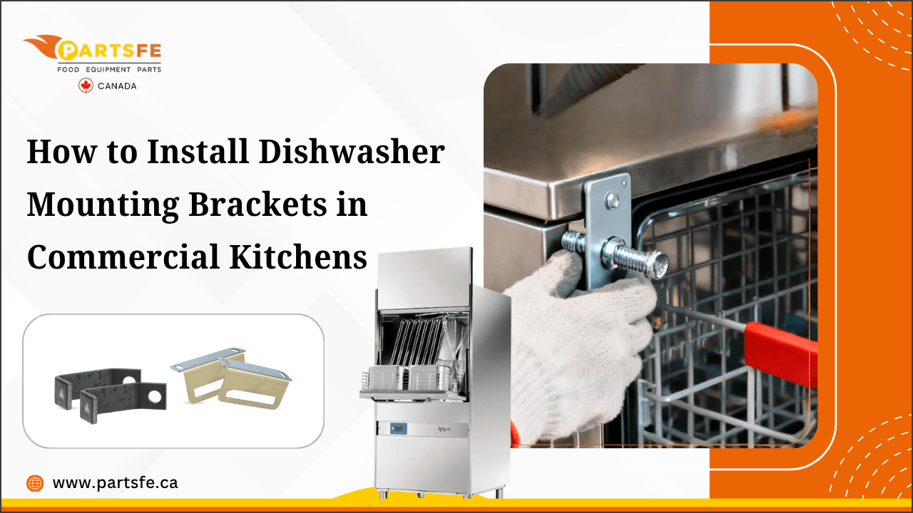 How to Install Dishwasher Mounting Brackets in Commercial Kitchens_PartsFeCa