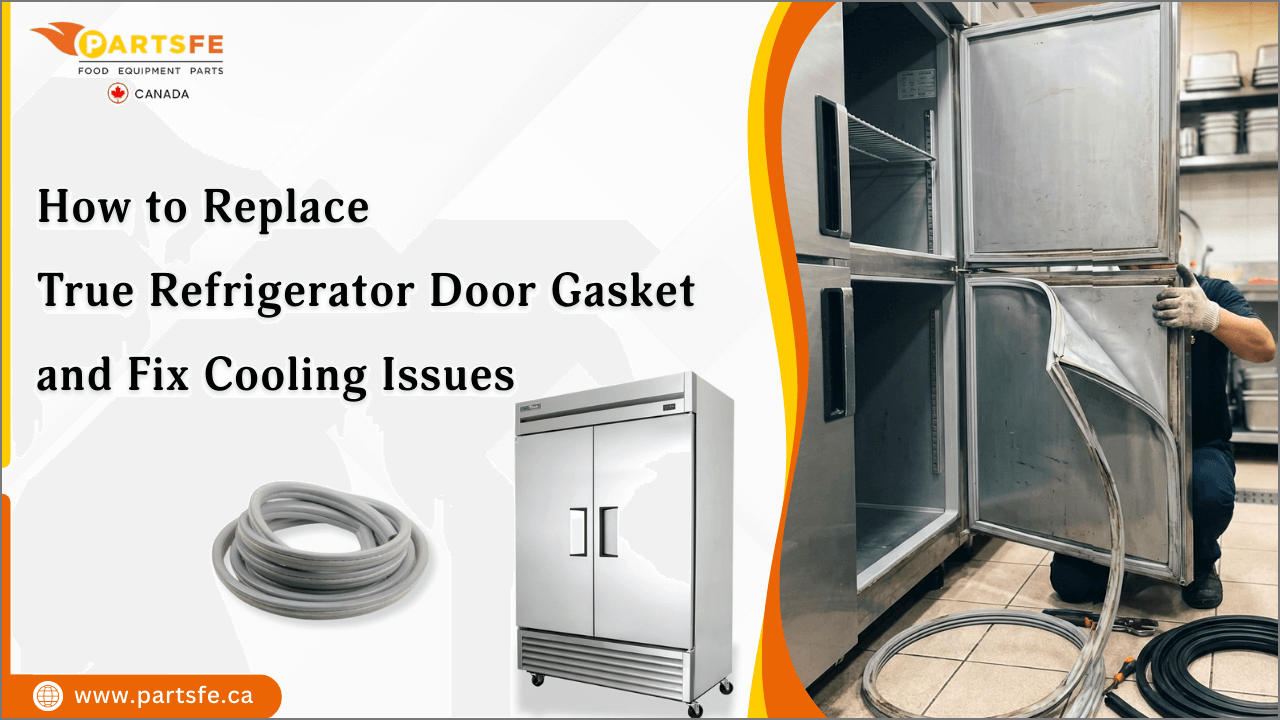 How to Replace True Refrigerator Door Gasket and Fix Cooling Issues-PartsFe CA