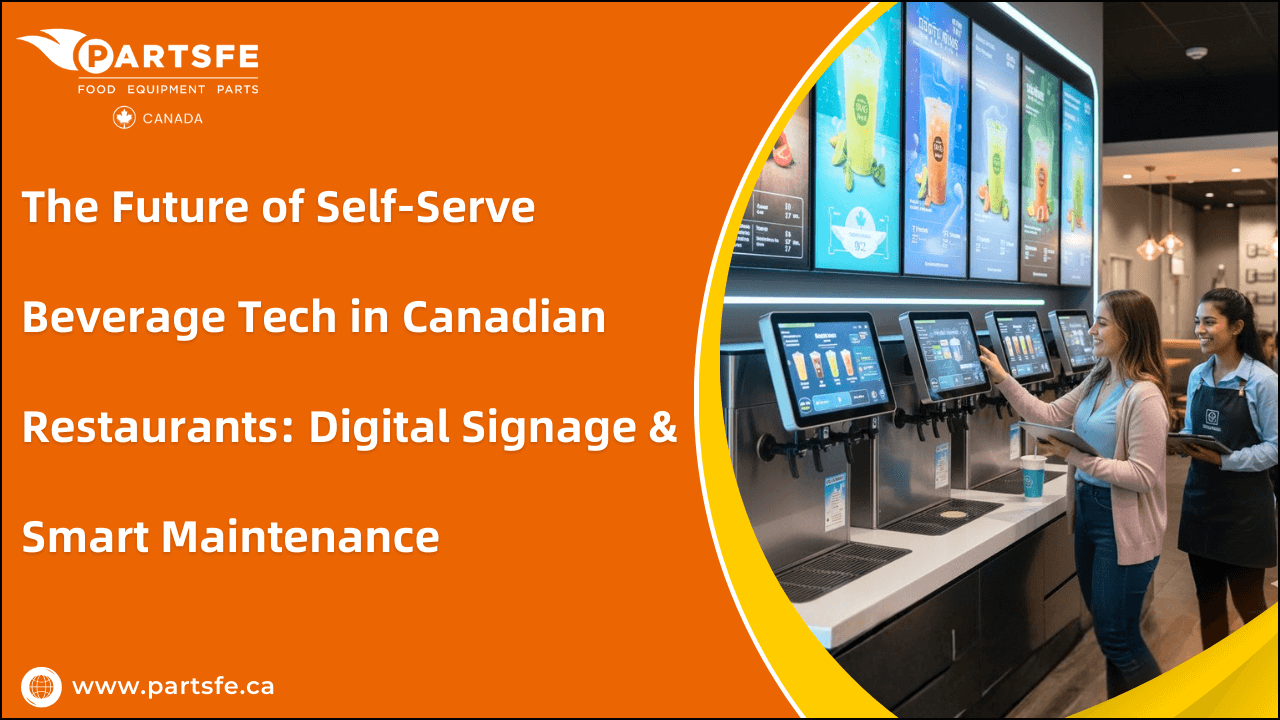 The Future of Self-Serve Beverage Tech in Canadian Restaurants: Digital Signage & Smart Maintenance -PartsFe CA