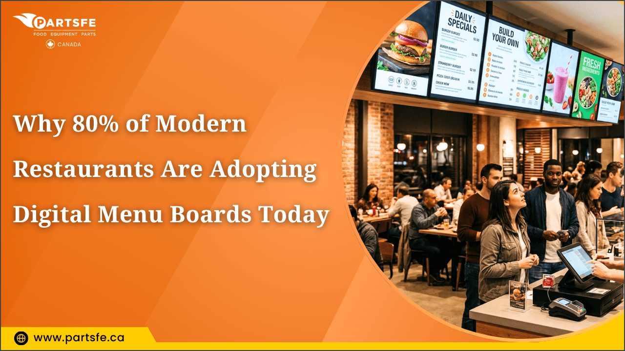 Why 80% of Modern Restaurants Are Adopting Digital Menu Boards Today_PartsFe CA